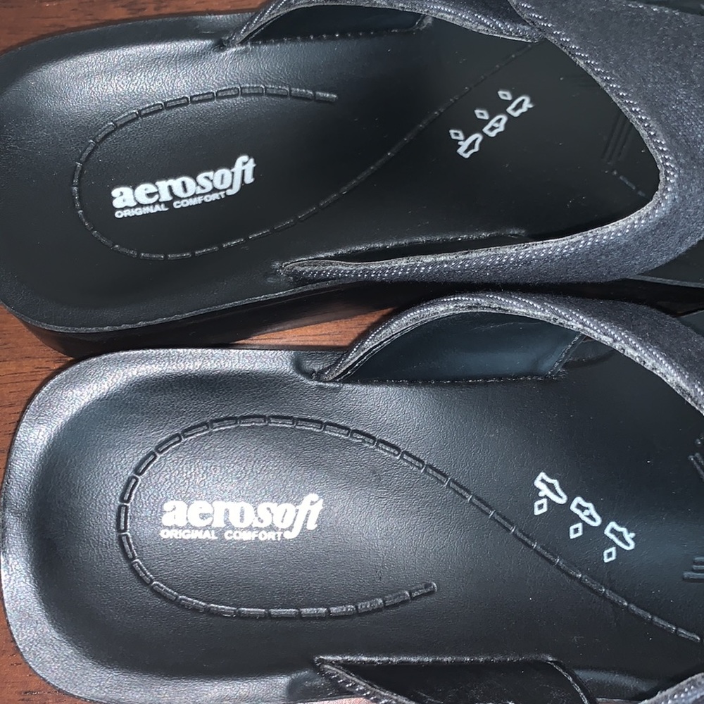 AEROSOFT BRAND NEW SIZE 10 (41) BEAUTIFUL SANDALS - Picture 7 of 11